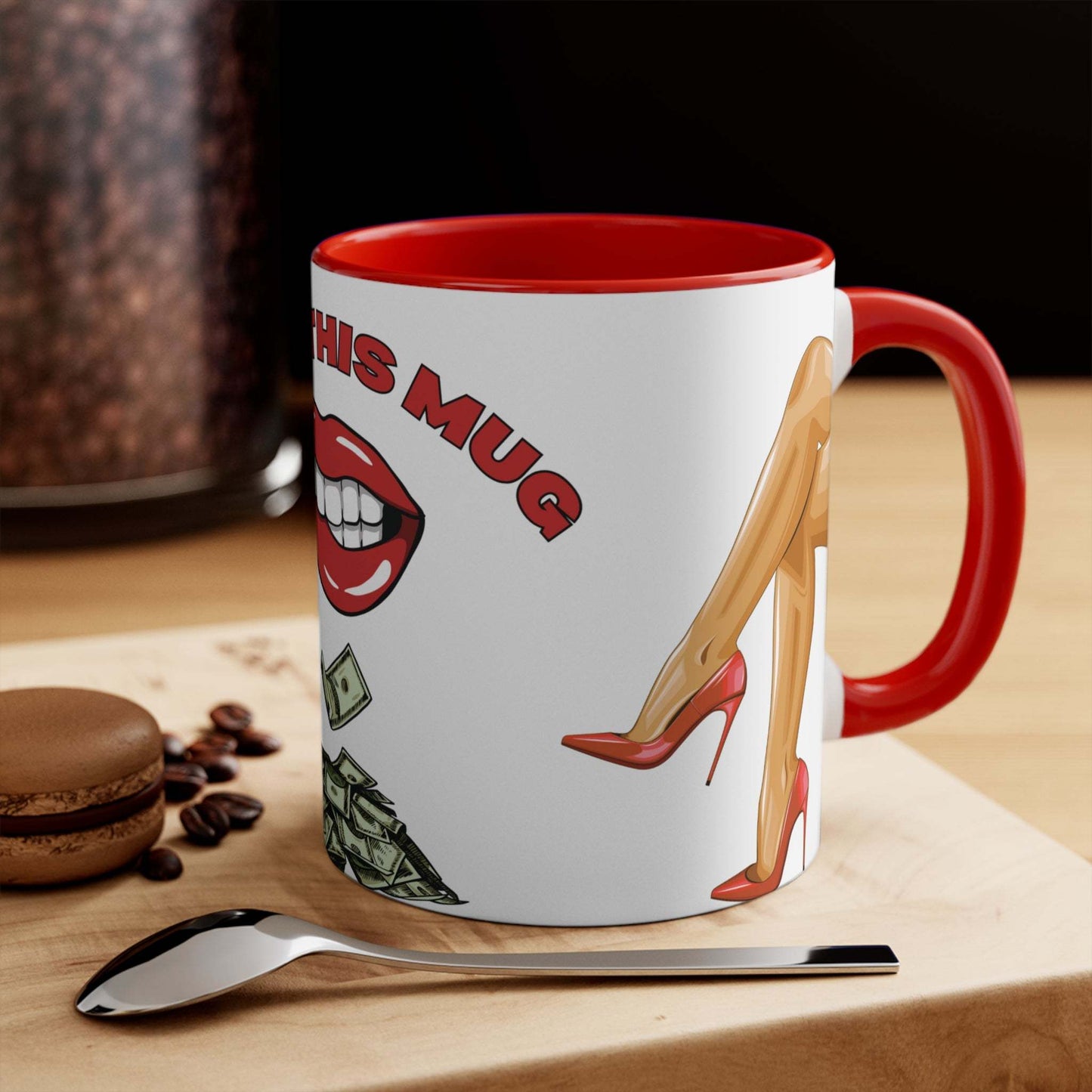 I Run This Mug - Bloody Red & Black